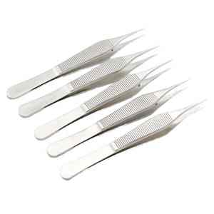 Pinzas Quirúrgicas Manuales Adson de Acero Inoxidable Caronia, Pinzas de Extracción para Implante de Cabello, Juego de Instrumentos con Certificación CE - Product Image 1