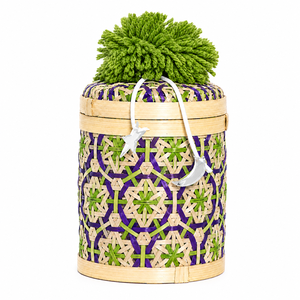 Charming Decorative Home Accessory Refined Bamboo Storage <b>Box</b> for <b>Ramadan</b> and Eid Garangao Authentic Islamic <b>Gift</b> <b>Box</b> - Product Image 6