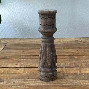 Support de bougie en bois exclusif, fait main, de qualité supérieure, idéal pour l'hôtellerie de luxe et la décoration résidentielle - Product Image 4