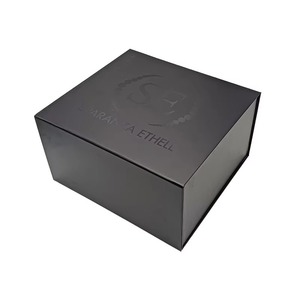 Custom Recyclable Design Logo <b>Paper</b> Magnetic Folding Box Packaging Clothing Hat Cardboard Foldable Gift Box - Product Image 5
