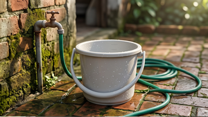 HALO Wholesale 6-10L Plastic Cleaning <b>Bucket</b> with Strong Handle Solid Color Mop Water Pail Thick Durable Household Basin - Product Image 5