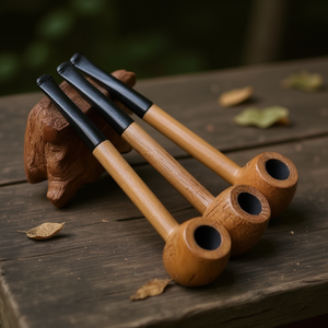 Pipa de Fumar de Madera Hecha a Mano con Logotipo Personalizado Directo de Fábrica, con Acabado Vintage, Ecológica y Portátil para Exportación - Product Image 3