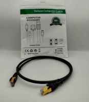 Kabel Jaringan SYMCO Cat7 RJ45 Ethernet Patch Cord Kabel Komunikasi Komputer untuk Koneksi LAN Router Desktop