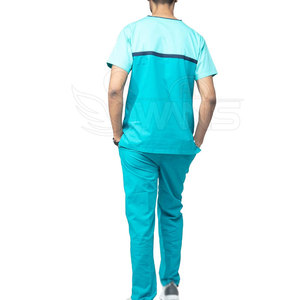 Custom Made Medical <b>Scrub</b> Suit Plus Size Lightweight Comfortable Best Selling Uniform Sets Cotton/Polyester High Quality for Men - Product Image 3