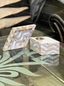 Juego de Quemadores de Incienso con Incrustaciones de Madreperla Hechas a Mano, Porta Incienso Árabe Bakhoor, Decoración de Aromaterapia para Uso Religioso - Product Image 2