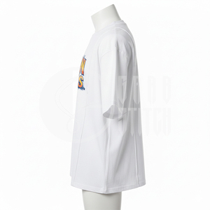 Camiseta Personalizada con Estampado DTF, Camiseta Unisex de Moda Urbana, Blanca, Manga Corta, Bajo MOQ, Fabricante - Product Image 2