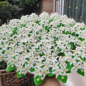 Tiges de fleurs en argile blanche, arrangement floral artificiel, fausses branches fleuries pour la décoration de mariage et de fête - Product Image 1