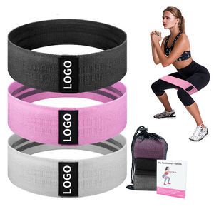 Bandes d'exercice écologiques, bandes élastiques pour les hanches, confortables et très élastiques, pour les exercices de fitness et de musculation des fessiers. - Product Image 2