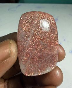 Pierres précieuses en pierre de soleil naturelle de haute qualité, finement polies, pour la fabrication de bijoux, matériau cristallin - Product Image 1