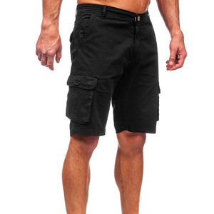 Shorts cargo décontractés pour hommes, durables, élégants, respirants, en toile 100% polyester, taille élastique, écologiques, séchage rapide - Product Image 4