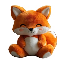 Vente en gros de jouets en peluche super doux et mignons avec petit renard orange rouge pour enfants et adultes