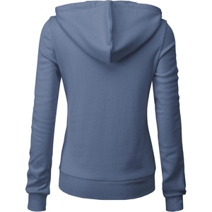 เสื้อสเวตเชิ้ตมีฮู้ดสำหรับผู้หญิง Osabasai สีพื้น ผ้าคอตตอนผสม ถักทอ แขนยาว ระบายอากาศได้ดี เหมาะสำหรับฤดูหนาว มีโลโก้ด้านหน้า แห้งเร็ว - Product Image 2