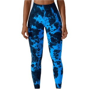 Leggings Deportivos al Por Mayor, OEM, Sin Costuras, Estilo Urbano, Alta Calidad, Transpirables, Cintura Media, Levanta Glúteos, Elásticos, Hasta la Rodilla - Product Image 4