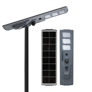 Farolas Solares Homehop de 600 Watts para Exteriores con Cámara de Seguridad, Lámpara con Sensor de Movimiento LED de 135, Impermeable, con Control Remoto - Product Image 1