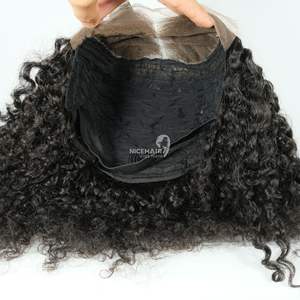 Pelucas rizadas con cabello crudo 100% Remy Extensión de cabello natural Precio de fábrica al por mayor Libre de enredos Caída - Product Image 4