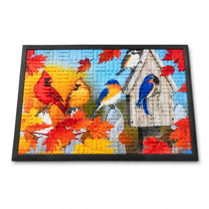 Tapis de porte en coco tissé de luxe le plus vendu, avec support en PVC, 45x75cm, fait main, tufté, 15mm d'épaisseur, rembourré, antidérapant, adapté aux animaux domestiques, moderne - Product Image 2