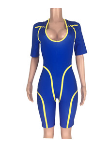 Mono con Capucha Negro para Mujer, Talla Grande, Cintura Alta, Corte Ajustado, Poliéster/Algodón, Ropa de Yoga para Primavera/Verano - Product Image 3