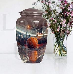 Basketball urn moms solace unique cremation <b>keepsake</b> memorial urn for human <b>ashes</b> decorative tribute remembrance - Product Image 4