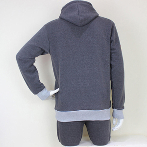 Sudadera con Capucha de Algodón y Forro Polar para Hombre, Diseño Color Block, Venta al por Mayor, Logotipo Personalizado, Ropa Urbana, Proveedor a Granel, Fábrica OEM ODM - Product Image 4