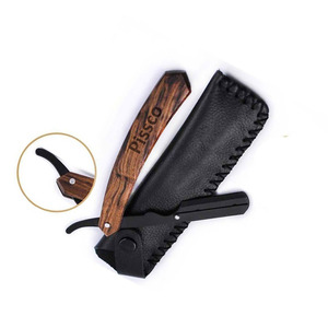 Navaja de Afeitar Plegable de Acero Inoxidable para Barba, Cejas y Cabello - Product Image 4