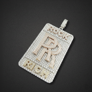 Colgante de Moissanita con Cabeza de Lobo Estilo Hip Hop, Chapado en Oro sobre Plata 925, Micro Pavé Brillante, Amuleto Animal Unisex para Fiestas - Product Image 6