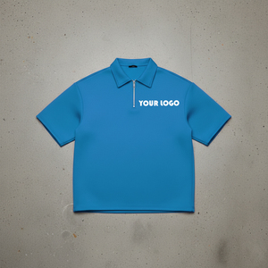 Polo de Alta Calidad con Logotipo Personalizado, Cierre de Cremallera 1/4, Sublimación, 180 Gsm, Algodón, Camiseta con Cuello para Golf, para Hombre - Product Image 4
