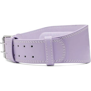Ceinture de musculation respirante et robuste personnalisée pour la musculation, la remise en forme et la musculation en salle de sport, en cuir violet clair pour adulte - Product Image 3