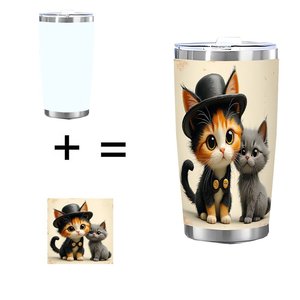 Stainless Steel Tumbler 20oz Double Wall Air Tight Sealed Leak Free Daily Use <b>Insulated</b> Travel Mug - Product Image 1
