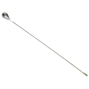 Cuillère à bar en métal faite à la main, long manche, ustensile pour mélanger les cocktails, mélangeur de boissons, outil de barman artisanal, fournitures de bar haut de gamme - Product Image 1