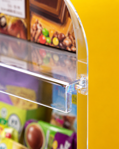 Exhibidor de Piso Rectangular de Acrílico para Supermercado, Estantería de Múltiples Niveles de PC para Mayor Visibilidad del Producto y Mayor Participación del Cliente - Product Image 5