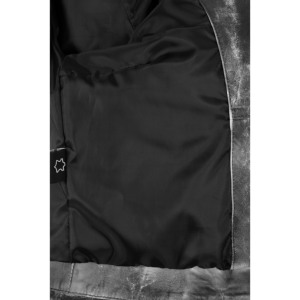 Chaqueta de Cuero Napa 100% Personalizada para Mujer, Estilo Vintage Desgastado, con Flecos, Estilo Biker, Corta, Estilo Vaquera, para Motocicleta - Product Image 4