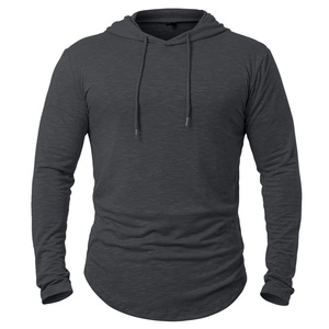 Sudadera con Capucha de Manga Larga para Hombre, de Alta Calidad, Secado Rápido, para Entrenamiento, Casual, Running, AI-HD-259 - Product Image 6