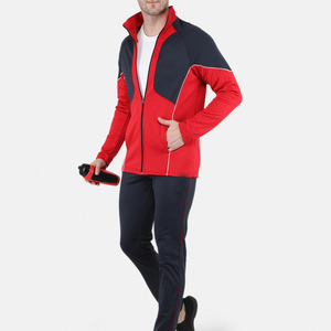 Wholesale Men Tracksuit Premium Full Zip <b>Jacket</b> Jogger Pants Custom Logo Athletic Training Sportswear OEM ODM Clothing Set - Product Image 2