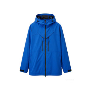 Veste de ski imperméable pour femme avec technologie Gore-Tex, beige, fermeture éclair intégrale - Product Image 2