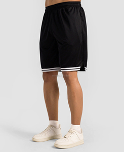 Shorts streetwear pour homme de qualité supérieure, respirants, en tissu Oxford tissé 100% polyester, couleur unie, séchage rapide, coupe-vent, avec cordon de serrage - Product Image 1