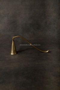 Classic Brass <b>Candle</b> Snuffer S Shape Hand Tool Smokeless Design for Home Decor and Gifting - Product Image 4