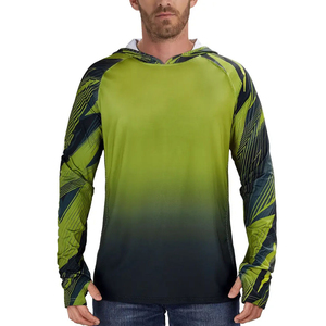 Sudadera de Pesca Personalizada Sublimada de Manga Larga, Secado Rápido, Transpirable e Impermeable, Ropa de Pesca Sublimada - Product Image 1