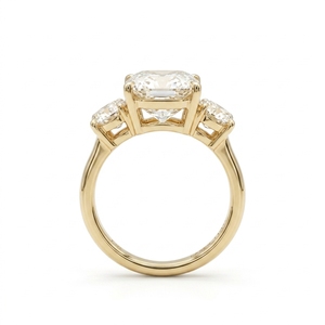 Anillo de Boda de Diamantes de Oro Amarillo de 9K con Certificado IGI Premium, Diseño Simple, Acabado Brillante, Joyería para Uso Diario, Regalo Atemporal - Product Image 4