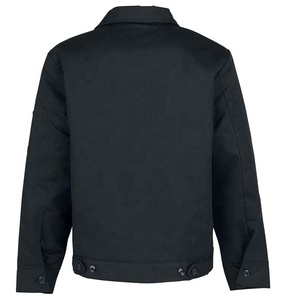 Veste de travail en toile de coton brodée sur mesure pour chauffeur, mécanicien, ou ouvrier, avec fermeture éclair, style décontracté, sport, en sergé - Product Image 2