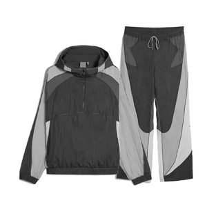 Custom Printing Men Casual Tracksuits Windproof Eco-Friendly Breathable Midweight <b>Nylon</b> Drawstring Closure Streetwear <b>Jogger</b> - Product Image 2