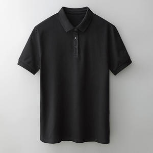T-shirt homme en Spandex/Coton, coupe classique, avec poche, manches courtes, anti-plis, haute qualité, direct usine - Product Image 1