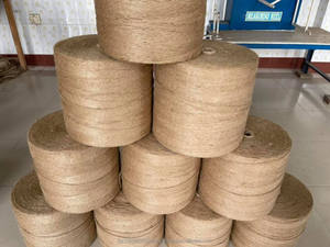 Fil de jute texturé 100% naturel, écologique, durable, biodégradable, de haute qualité, 21 LBS/1PLY, pour tricot et tissage manuel, exportateur - Product Image 4