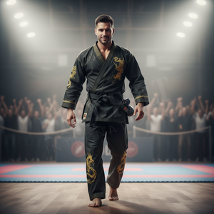 Uniforme de Artes Marciales Personalizado al por Mayor a Precio Económico, Bordado a Mano, Personalizado para Karate, Taekwondo, Uniforme de Entrenamiento - Product Image 3