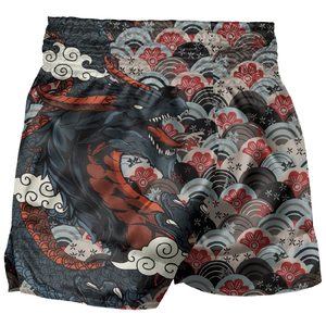 Muay Thai <b>short</b> premium satin fabric custom logo breathable lightweight gym training <b>shorts</b> elastic waistband for <b>men</b> women wear - Product Image 6