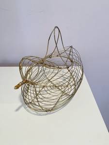 Chicken Coop <b>Egg</b> Basket, Metal Wire <b>Egg</b> Collector for Daily Use - Product Image 2