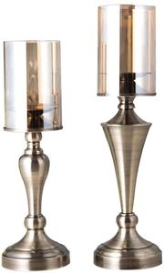 Handmade Customized Aluminium Candle Holder With <b>Glass</b> Top Metal Candle Holder For Home & Garden Decoration Wedding Centerpieces - Product Image 3
