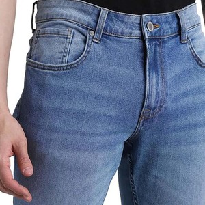 Pantalon en jean pour homme, style actuel, design classique, coupe confortable, idéal pour les tenues business casual. - Product Image 4