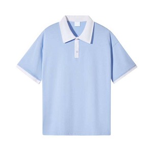 Tissu tricoté respirant à col rabattu pour chemises homme, matière personnalisée, 100% coton uni, toutes tailles - Product Image 6