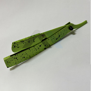 Rasoir de Barbier Pliant Haut de Gamme à Lame Courbe en Acier Inoxydable pour Rasage Lisse et Épilation – Couteau à Barbe - Product Image 5