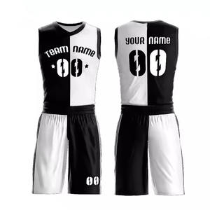 Nuevo diseño de uniforme de baloncesto para hombre 100% poliéster con logotipo personalizado, uniforme fabricado por Timer Industry - Product Image 1